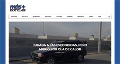 Desktop Screenshot of masnoticiasoaxaca.com